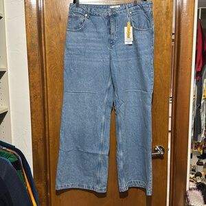 Mango USA size 14 wide leg jeans, new with tags